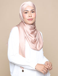 Lux Turban Soft Satin Silk - Nude