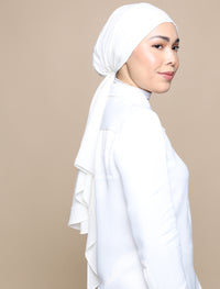 Korean Chiffon Tri Lux Square - Off-White