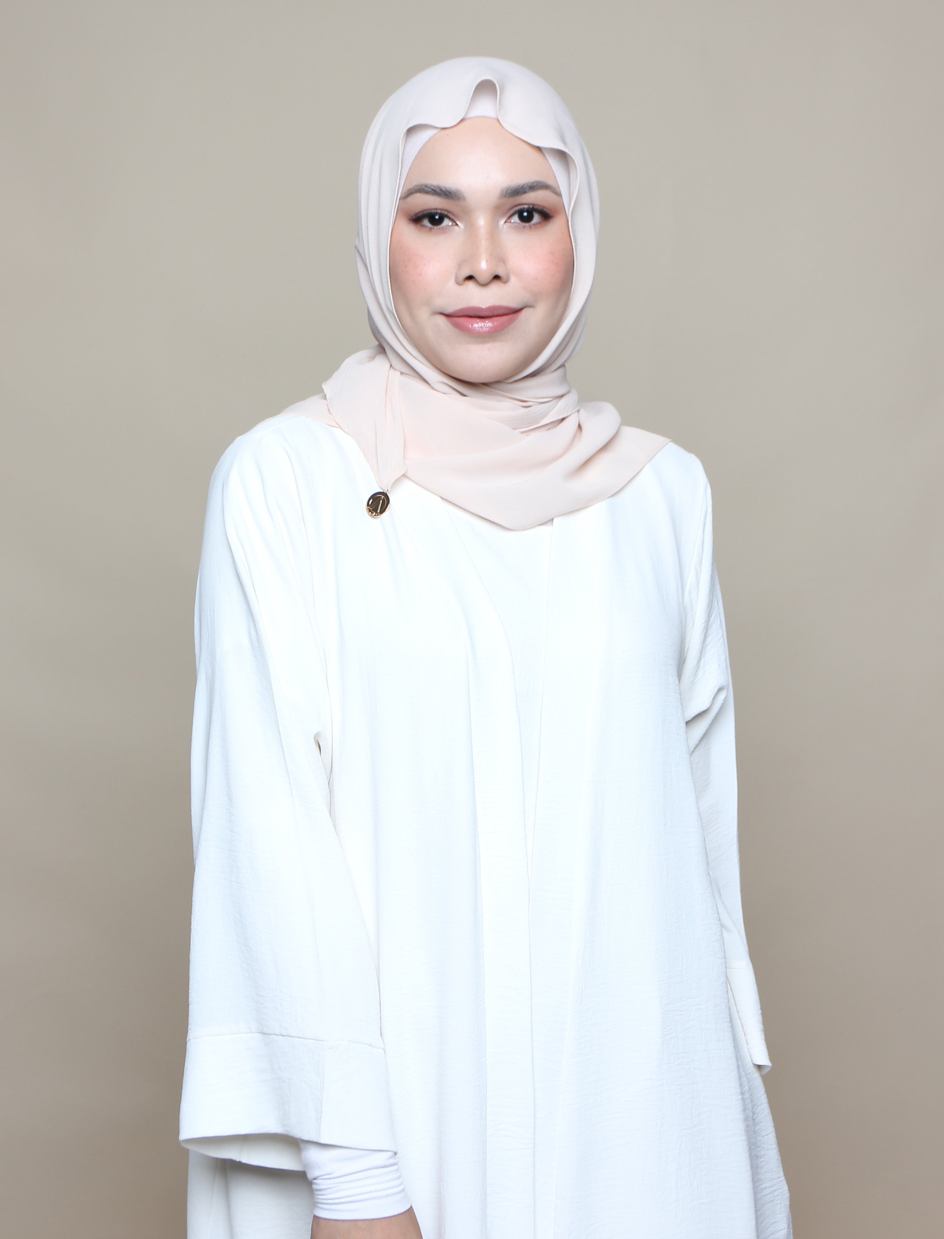 Easy Breezy Tri Chiffon Crinkle - Soft Peach