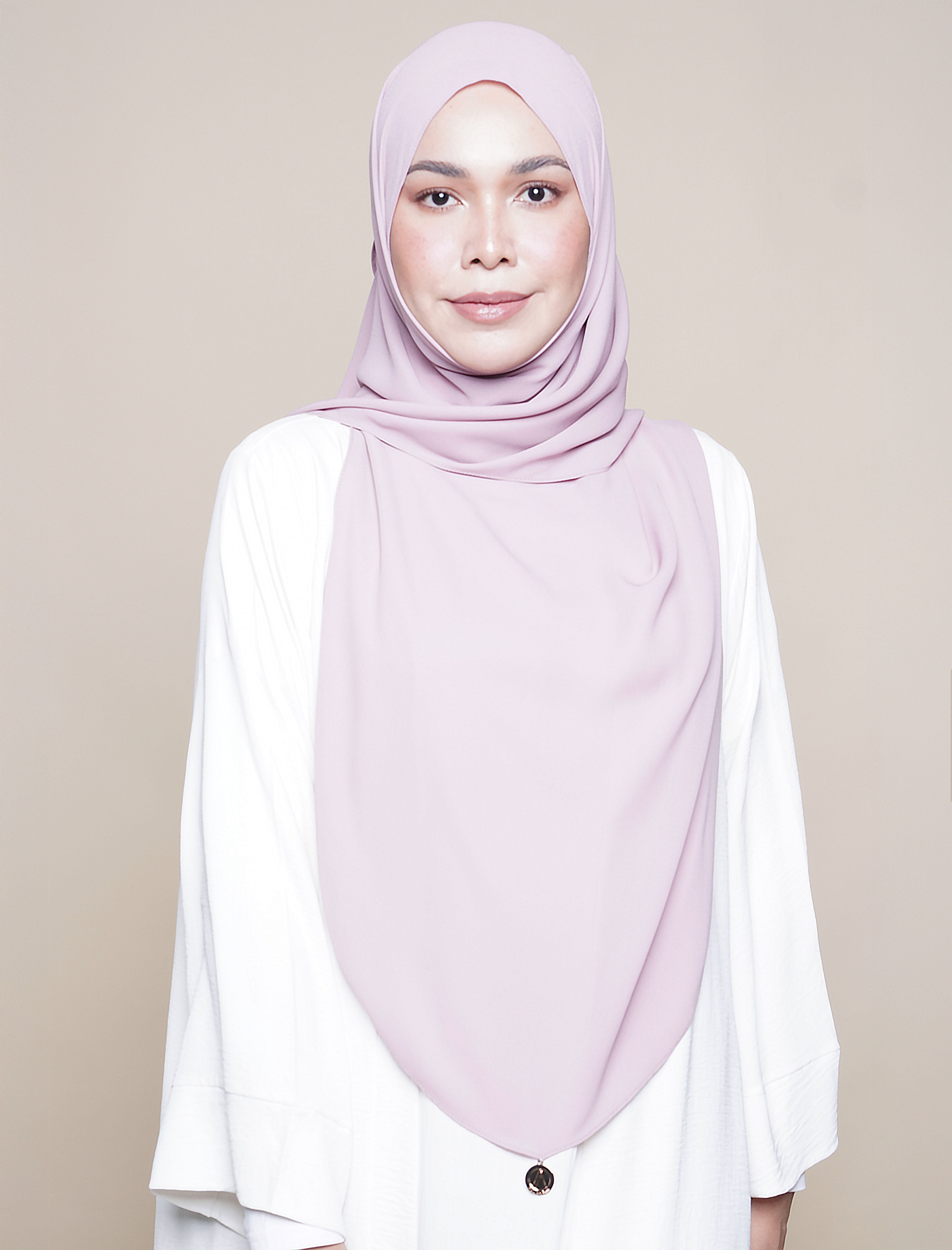 Maryam Soft Chiffon Onesie - Pink Orchid