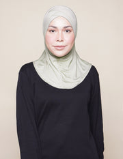 Double V Underscarf - Sage