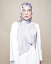 Easy Breezy Tri Cloud Satin - Silver