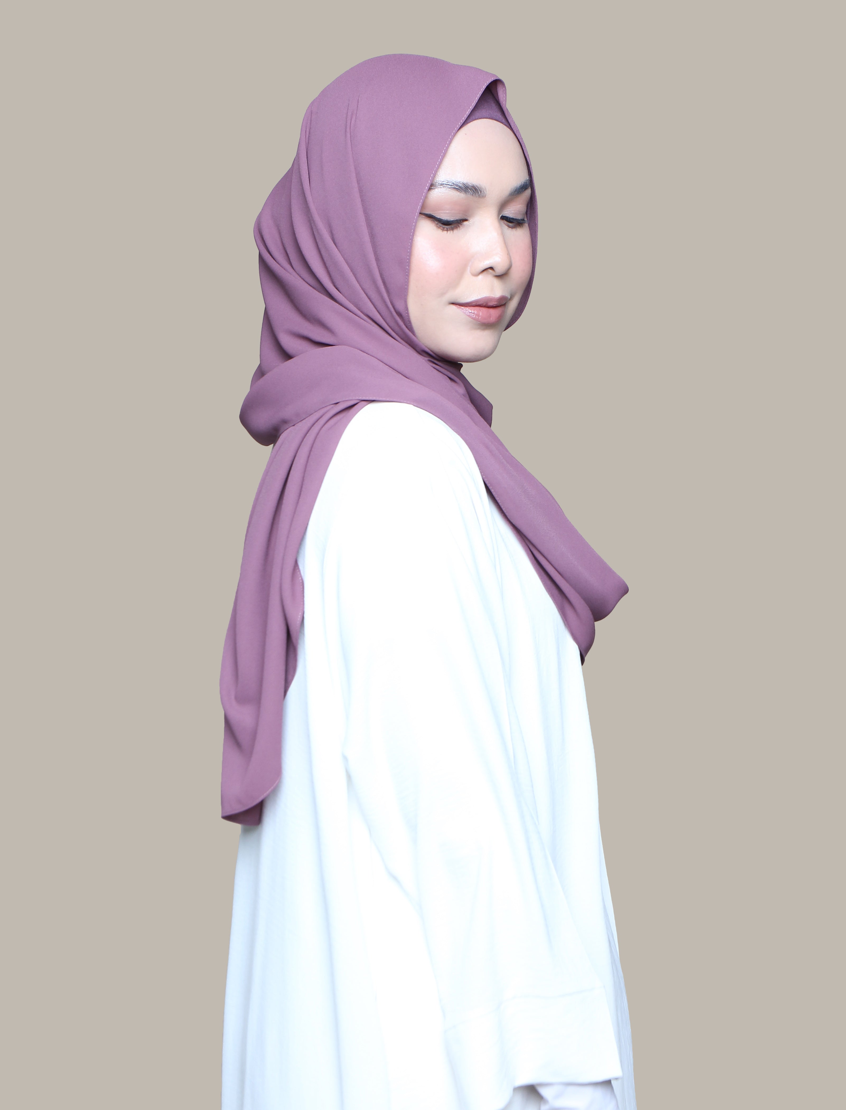 Easy Breezy Soft Chiffon - Soft Plum