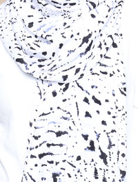 Splatter Chiffon Tri Scarf