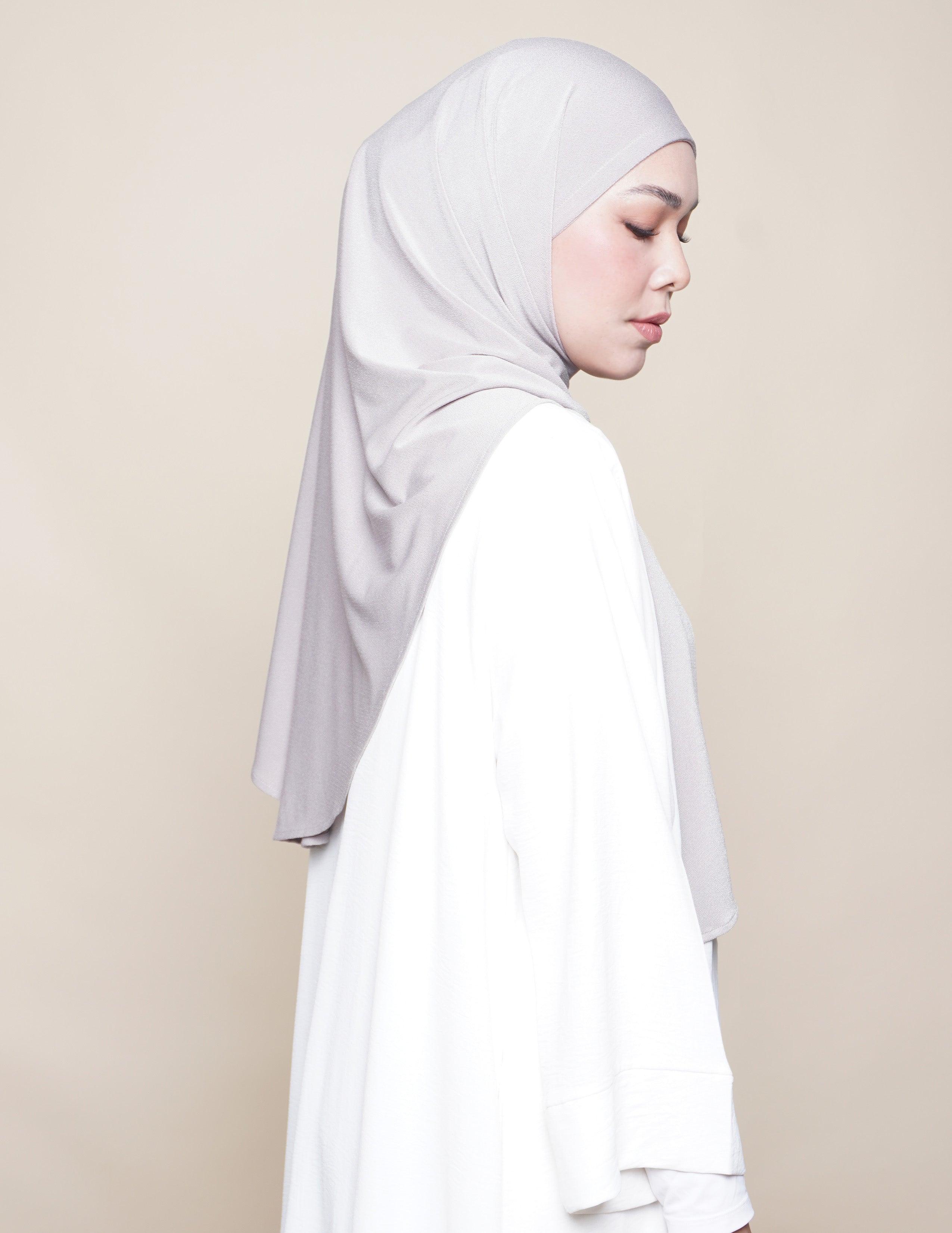 Jannah Moss Crepe - Stone