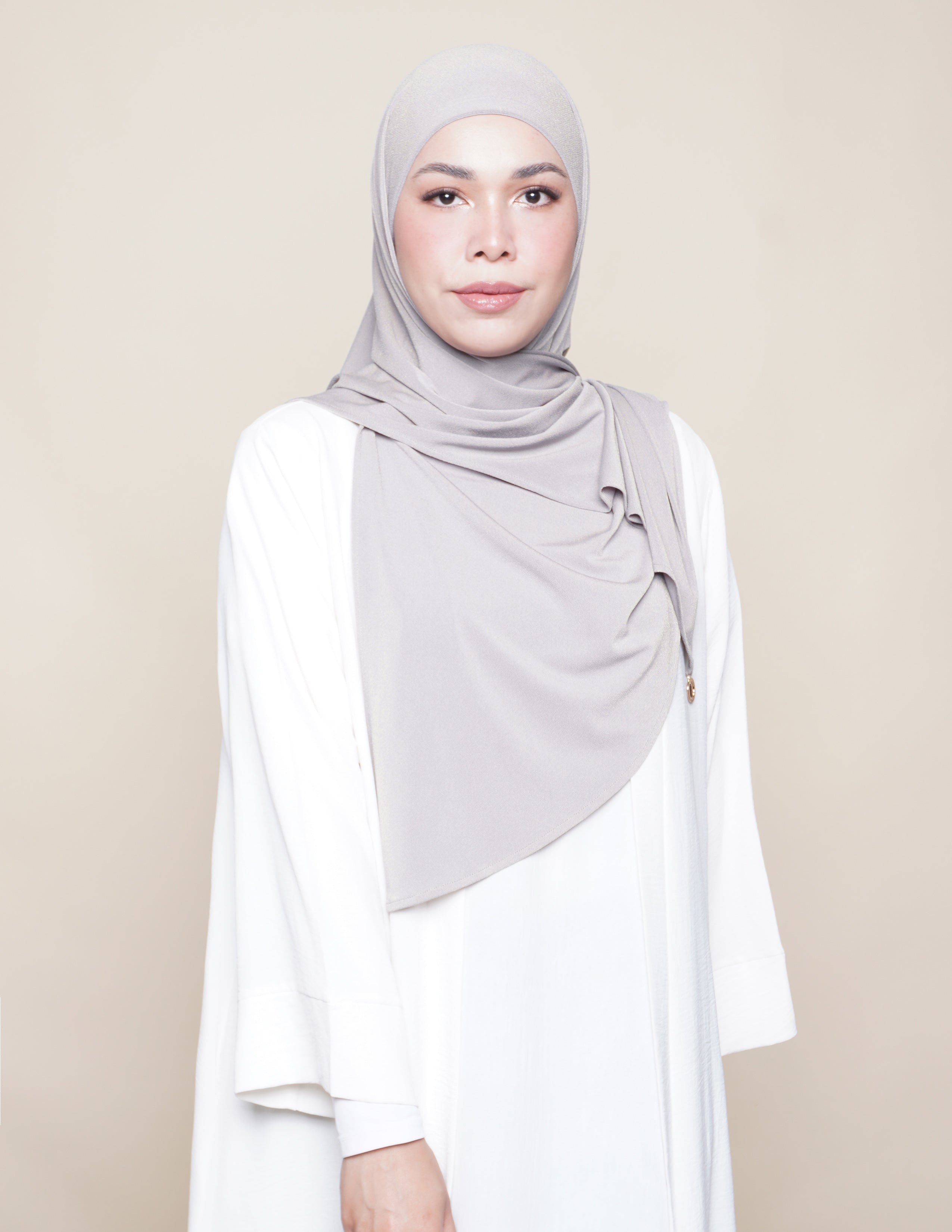 Jannah Moss Crepe - Stone