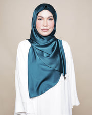 Easy Breezy Tri Cloud Satin - Teal