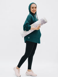 Oversized Hoodie in Teal