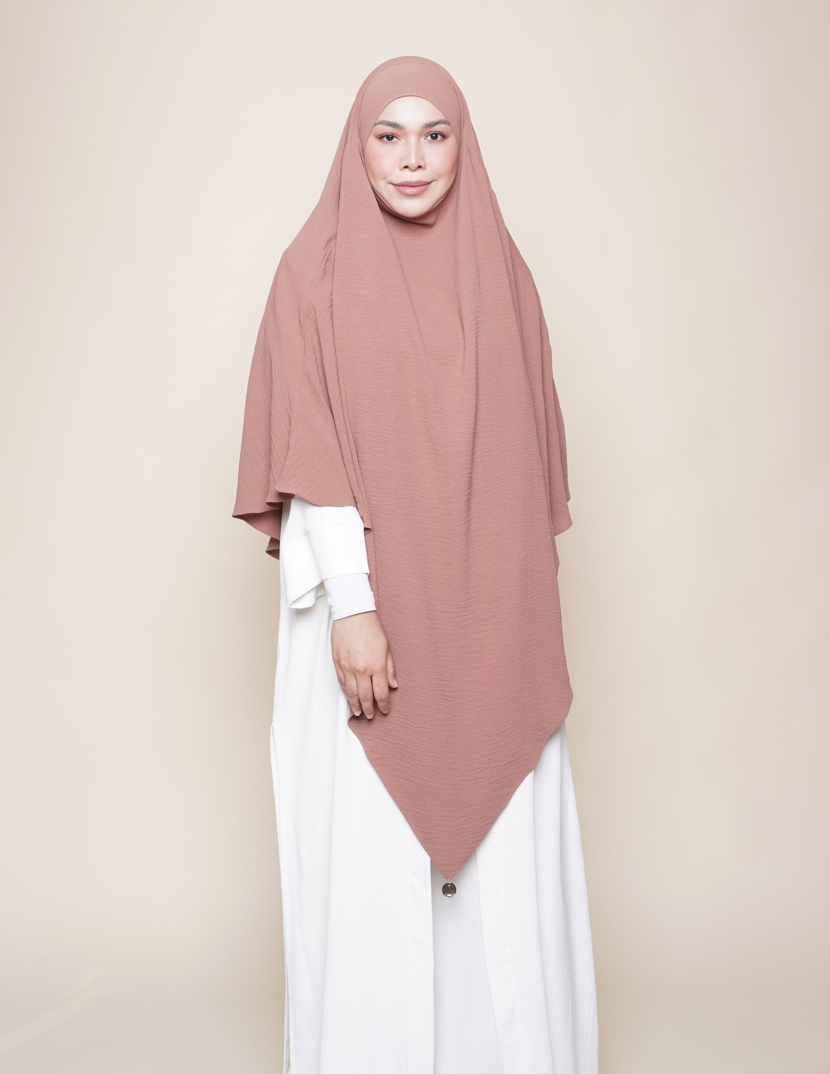Khimar Crepe - Toffee