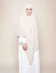 Khimar Crepe - Vanilla