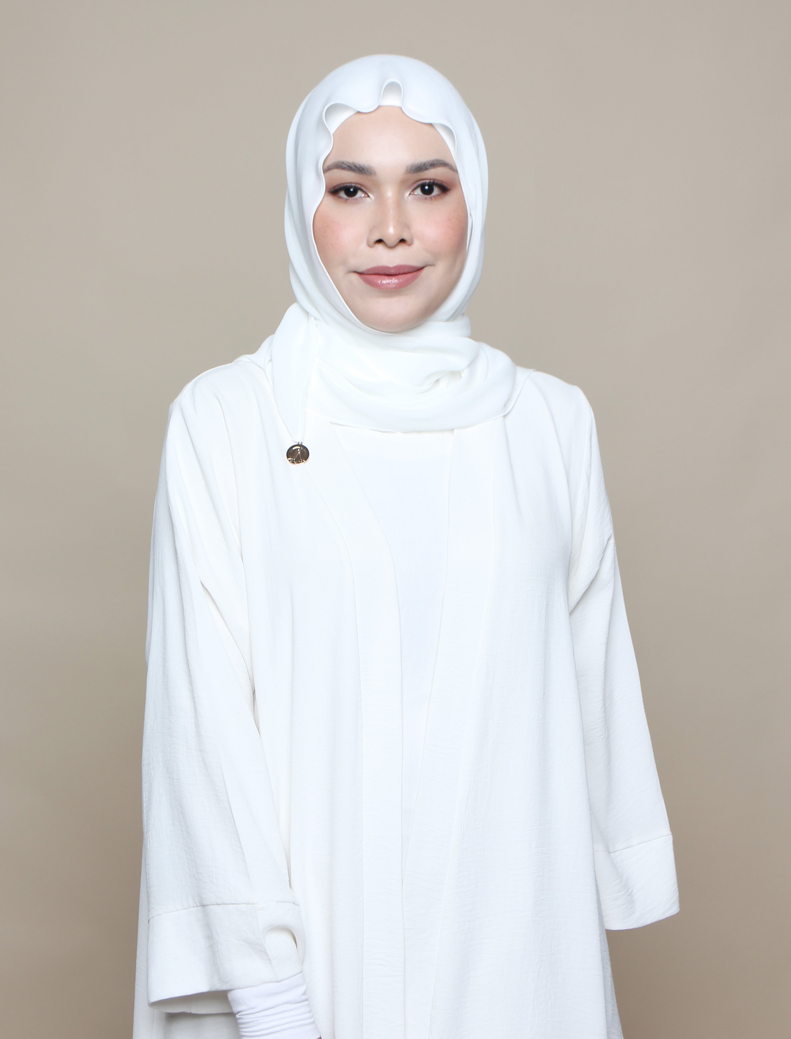 Easy Breezy Tri Chiffon Crinkle - White