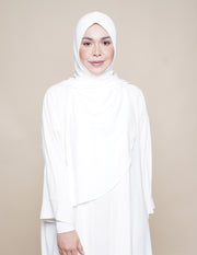 Sarah Turban Comfort Knit - White