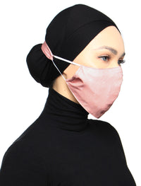Organic Cotton Voile 3 Ply Face Mask - Nude