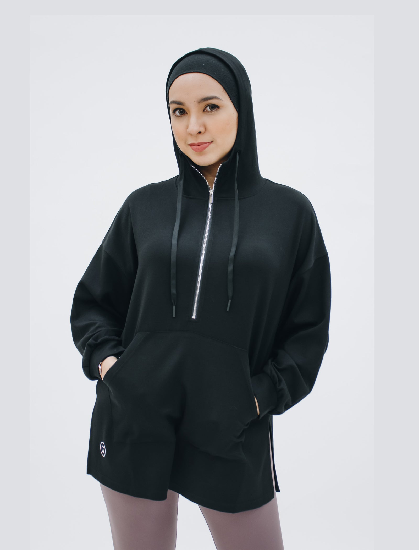 Oversized Hoodie in Black