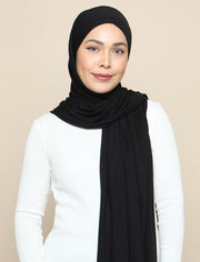 Lux Square Soft Jersey - Black