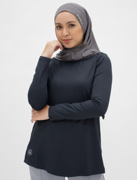 GLOWco Exclusive Pleated Top in Black