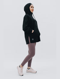 Oversized Hoodie in Black