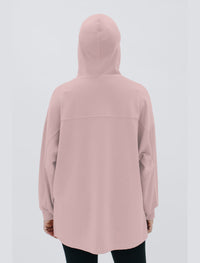 Oversized Hoodie in Dusty Pink