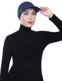 Aqua Sol Turban Cap - Navy