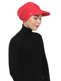 Aqua Sol Turban Cap - Chilli Red