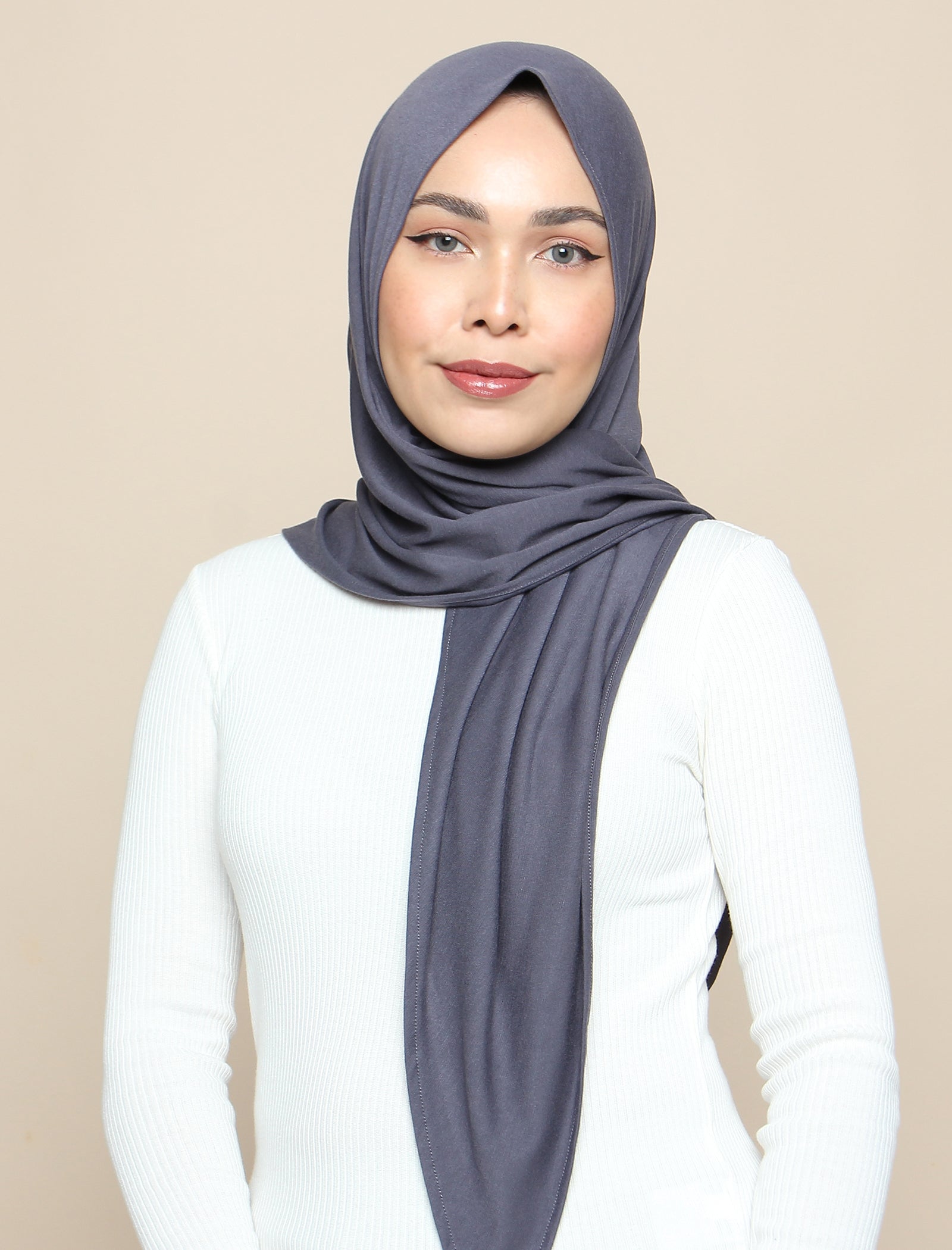 Basic Tri Scarf Onesie - Charcoal Grey
