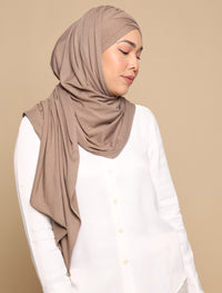 Lux Turban Soft Jersey - Earth Stone
