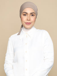 Bonnet Soft Jersey Underscarf - Earth Stone