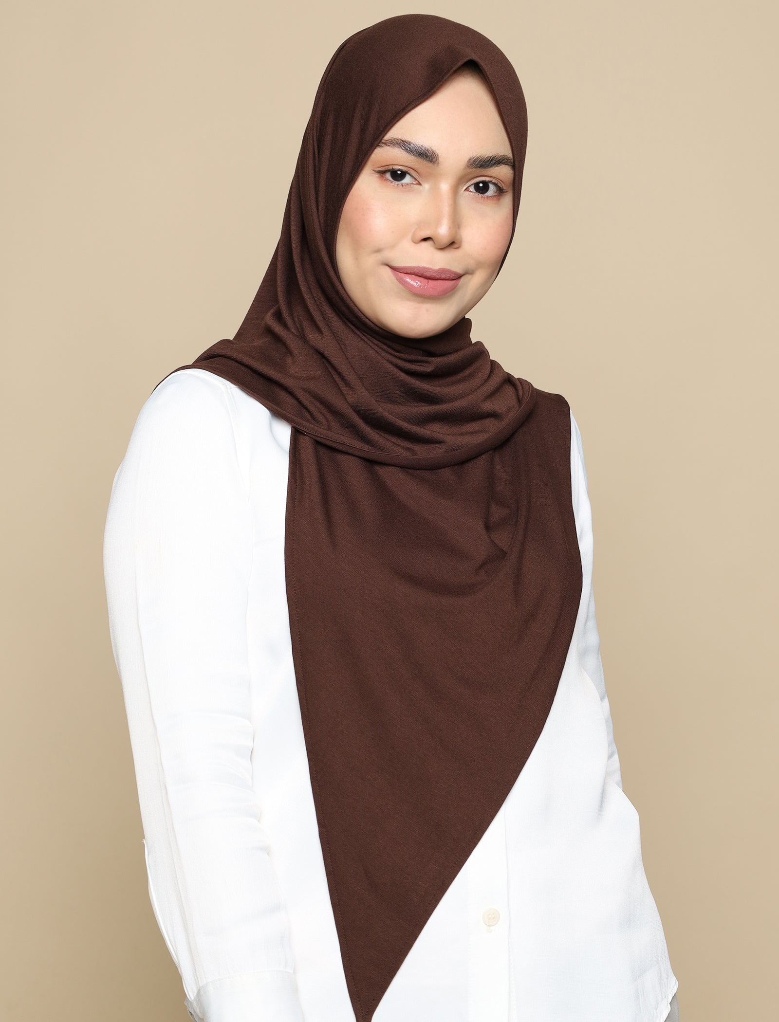 Basic Tri Scarf Onesie - Espresso