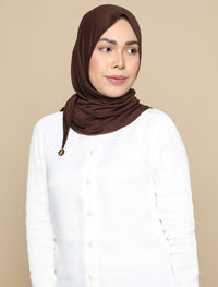 Basic Tri Scarf Onesie - Espresso