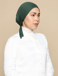 Bonnet Soft Jersey Underscarf - Forest Green