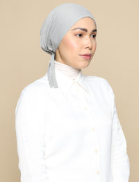 Bonnet Soft Jersey Underscarf - Light Grey