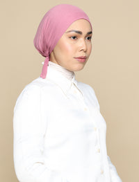 Bonnet Soft Jersey Underscarf - Mauve