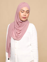 Lux Turban Chiffon Shawl - Mauve