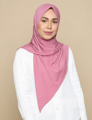 Basic Tri Scarf Onesie - Mauve