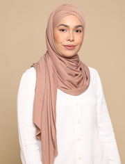 Lux Turban Soft Jersey - Milk Tea