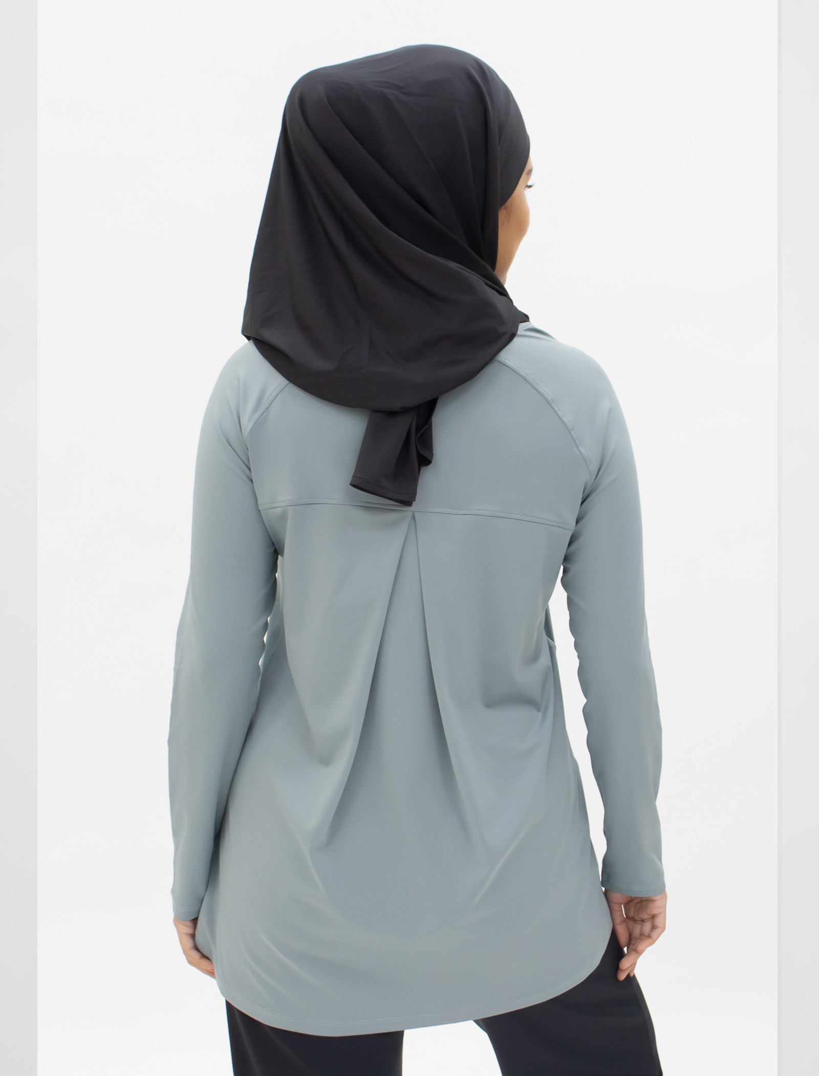 GLOWco Exclusive Pleated Top in Mint Green