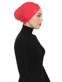 Aqua Sol Swim Turban - Chilli Red