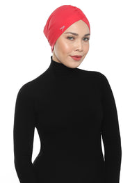 Aqua Sol Swim Turban - Chilli Red