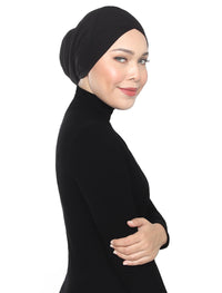 Basic Turban Underscarf - Black