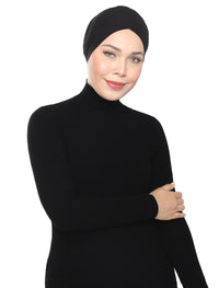 Basic Turban Underscarf - Black