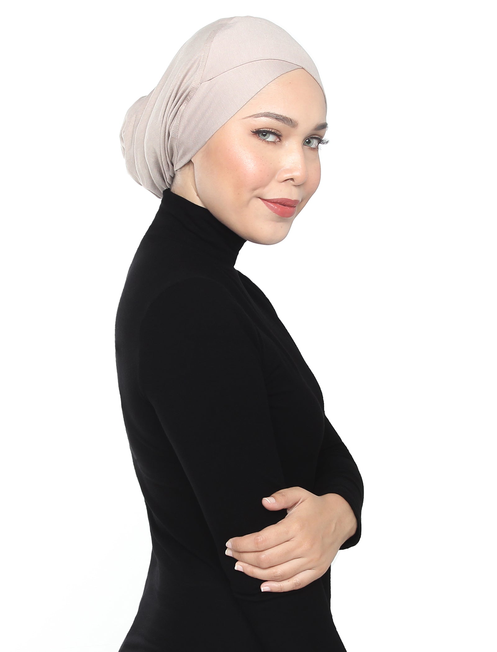 Basic Turban Underscarf - Khaki