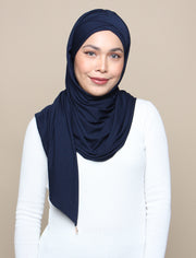 Lux Turban Soft Jersey - Navy