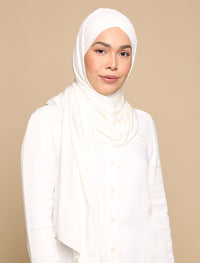 Lux Turban Soft Jersey - White